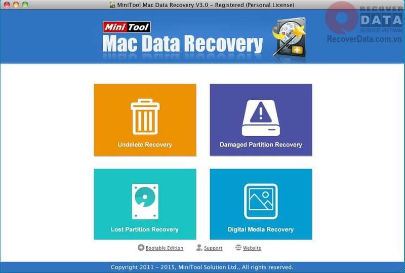 MiniTool Mac Data Recovery Personal