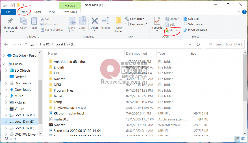 cach cuu du lieu da xoa trong thung rac 3