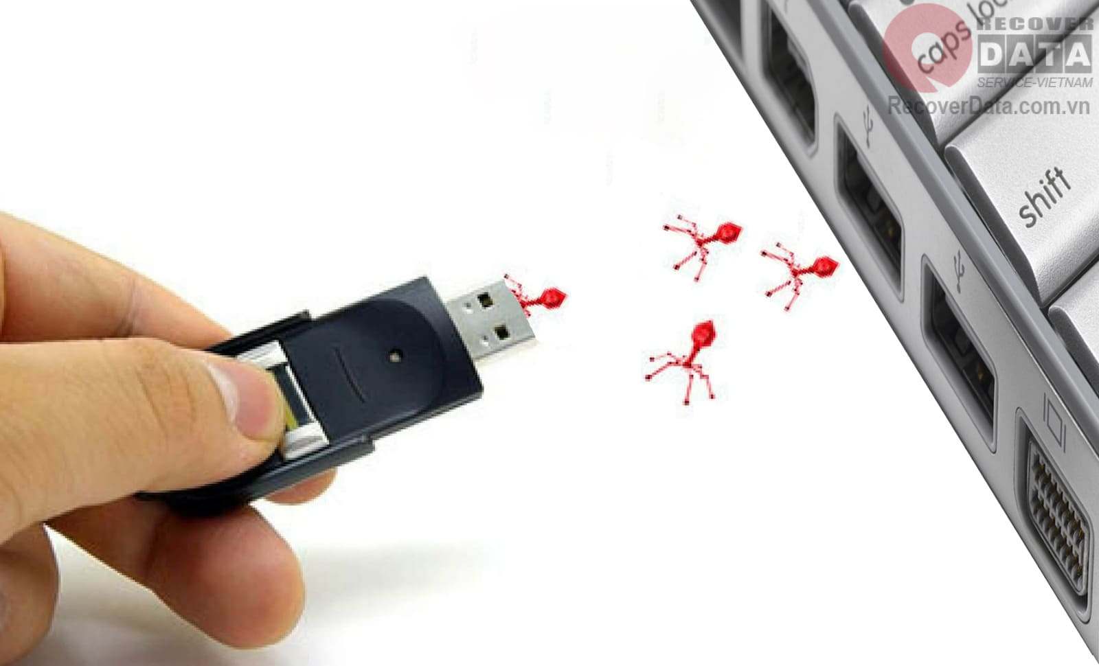 Dữ liệu USB bị virus ăn