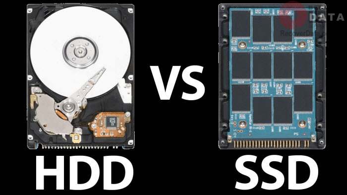 Phân biệt SSD và HDD
