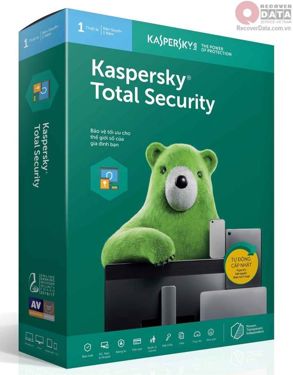 Giải mã dữ liệu bị mã hóa bởi virus tống tiền bằng Kaspersky Total Security