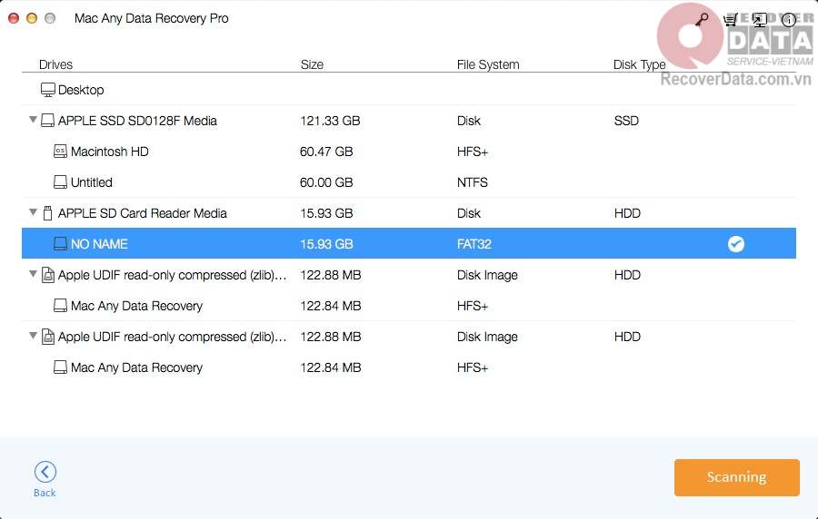 Mac Any Data Recovery Pro 3
