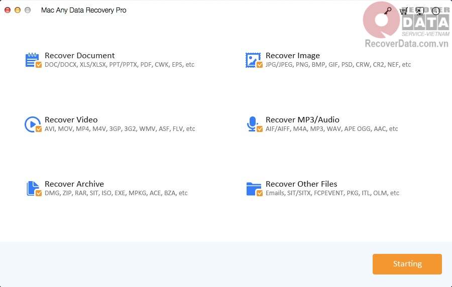 Mac Any Data Recovery Pro 4