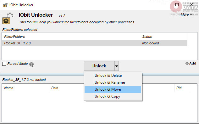 IObit Unlocker phần mềm xóa file cứng đầu
