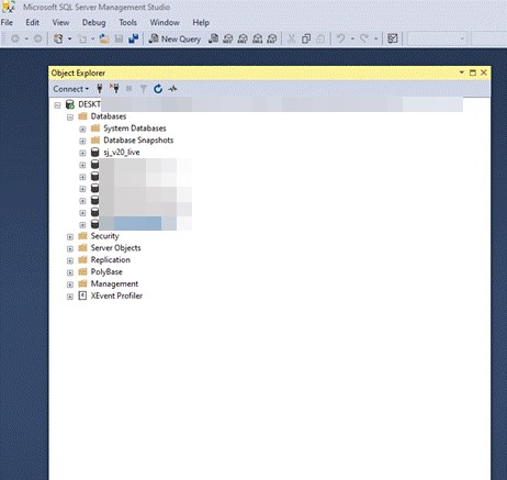Attach cơ sở dữ liệu vào SQL Server thành công